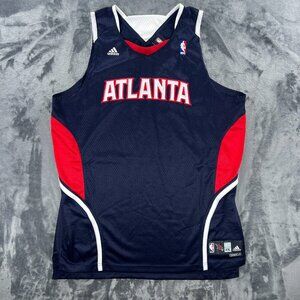 Adidas Basketball Jersey Men 2XL Vintage Deadstock Y2k Atlanta Hawks Blank